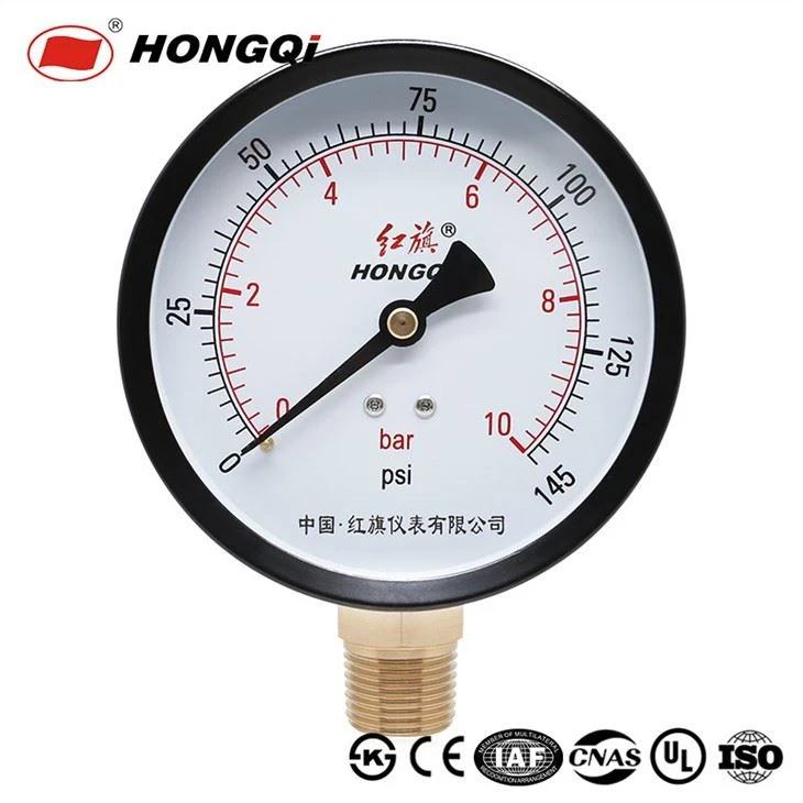 Hongqi 10bar/145psi þrýstimælir